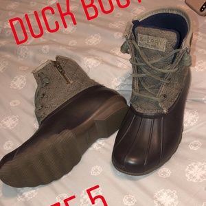 sperry duck boots